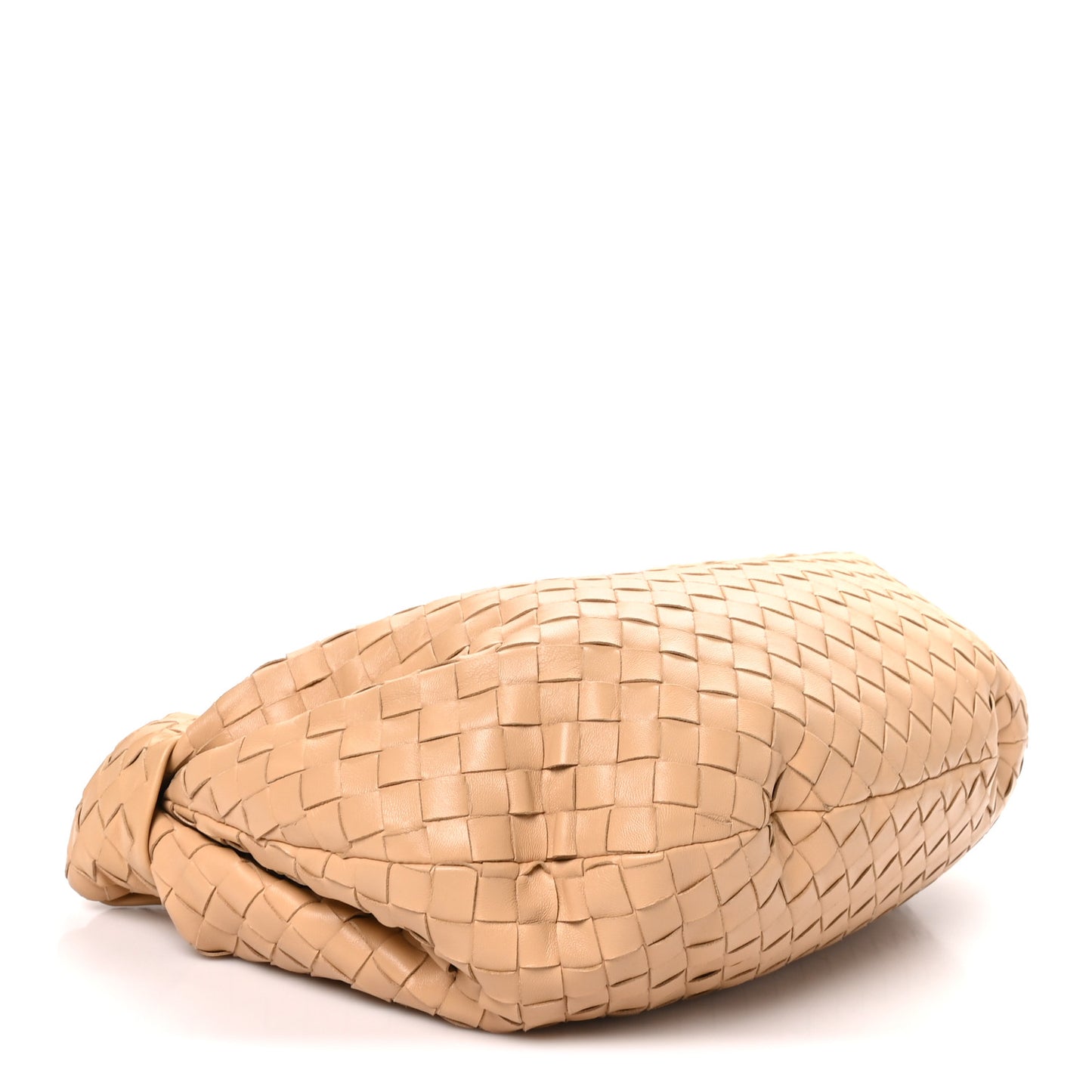 Nappa Intrecciato Small Jodie Hobo Almond