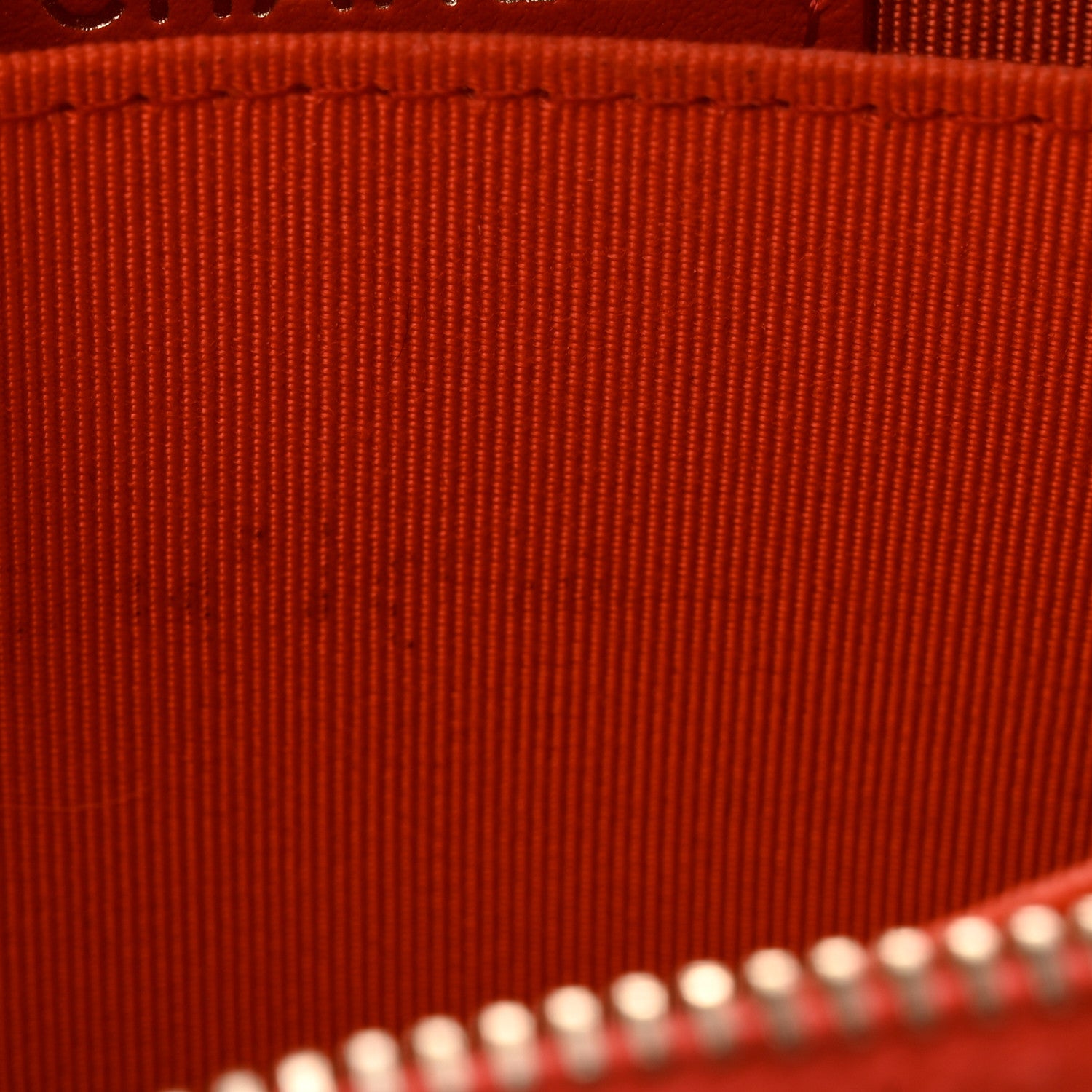 Chanel Caviar Quilted Zip Coin Purse Red 9 of 12