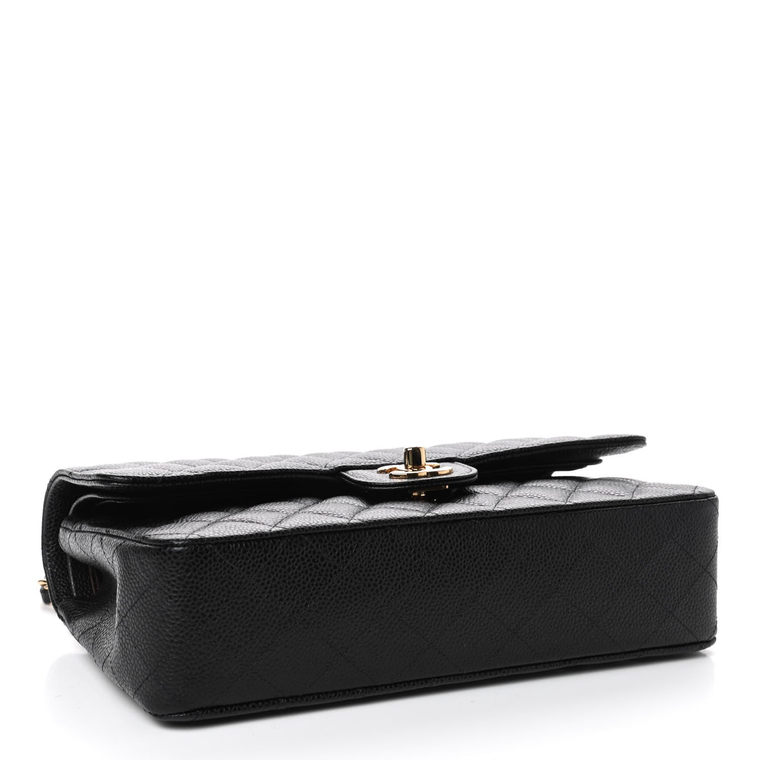 Chanel Caviar Quilted Medium Double Flap Black 3 of 4