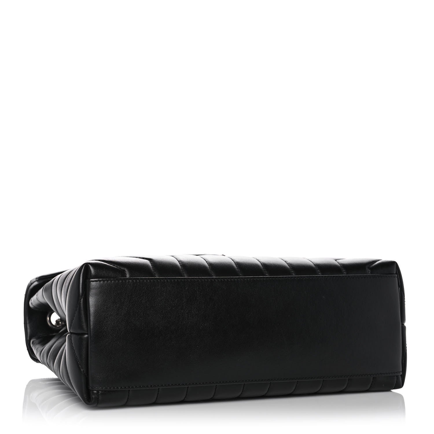 Saint Laurent Calfskin Y Quilted Monogram Medium Loulou Chain Satchel Black 4 of 15