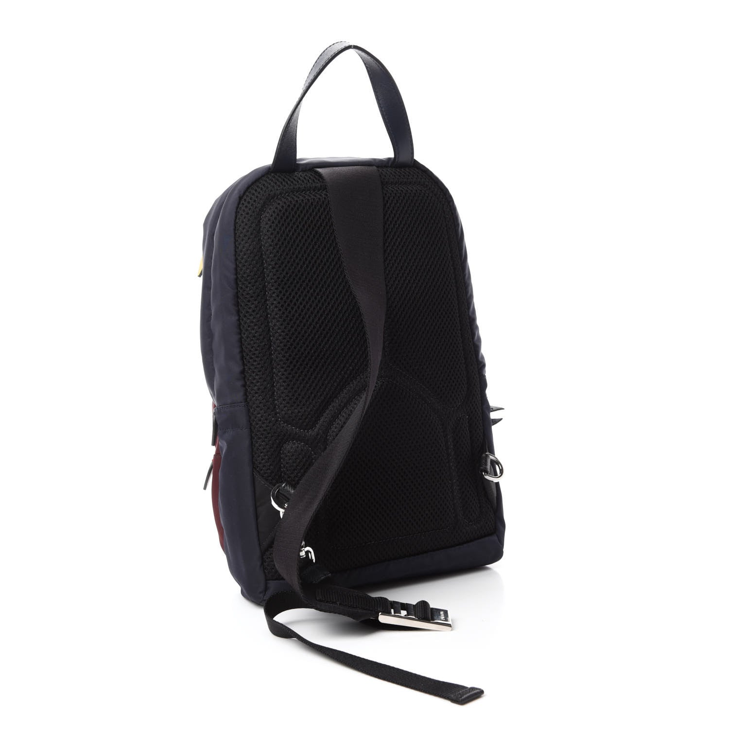Prada Tessuto Stampato Nylon Otta Print Sling Backpack Black 3 of 12