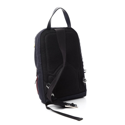 Prada Tessuto Stampato Nylon Otta Print Sling Backpack Black 3 of 12
