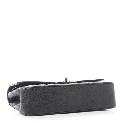 Chanel Caviar Quilted Medium Double Flap Black 3 of 9