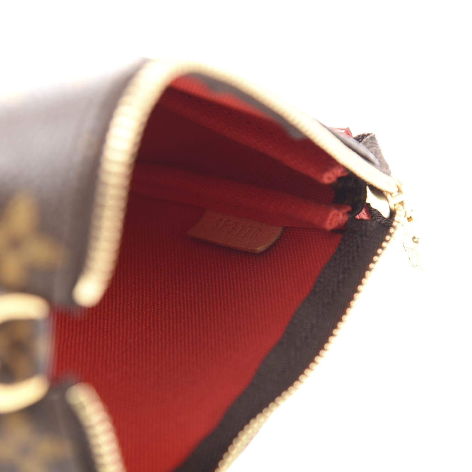 Louis Vuitton Monogram 2018 Christmas Animation Mini Cats Pochette Accessories 6 of 10