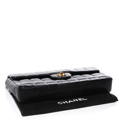 Chanel Lambskin East West Chocolate Bar Flap Black 4 of 9