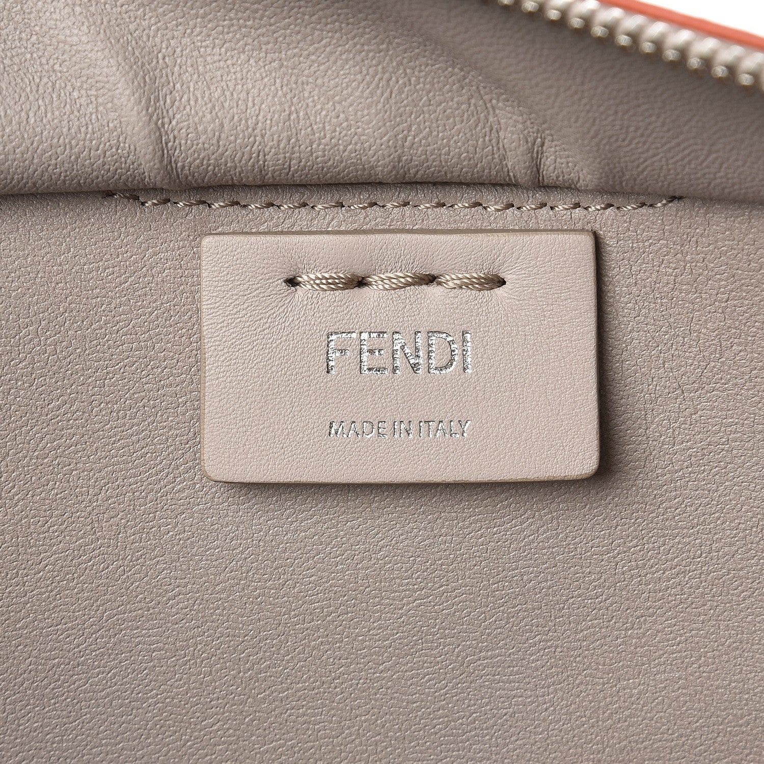 Fendi Vitello Dolce Petite 3Jours Tote Grigio Polvere 7 of 8