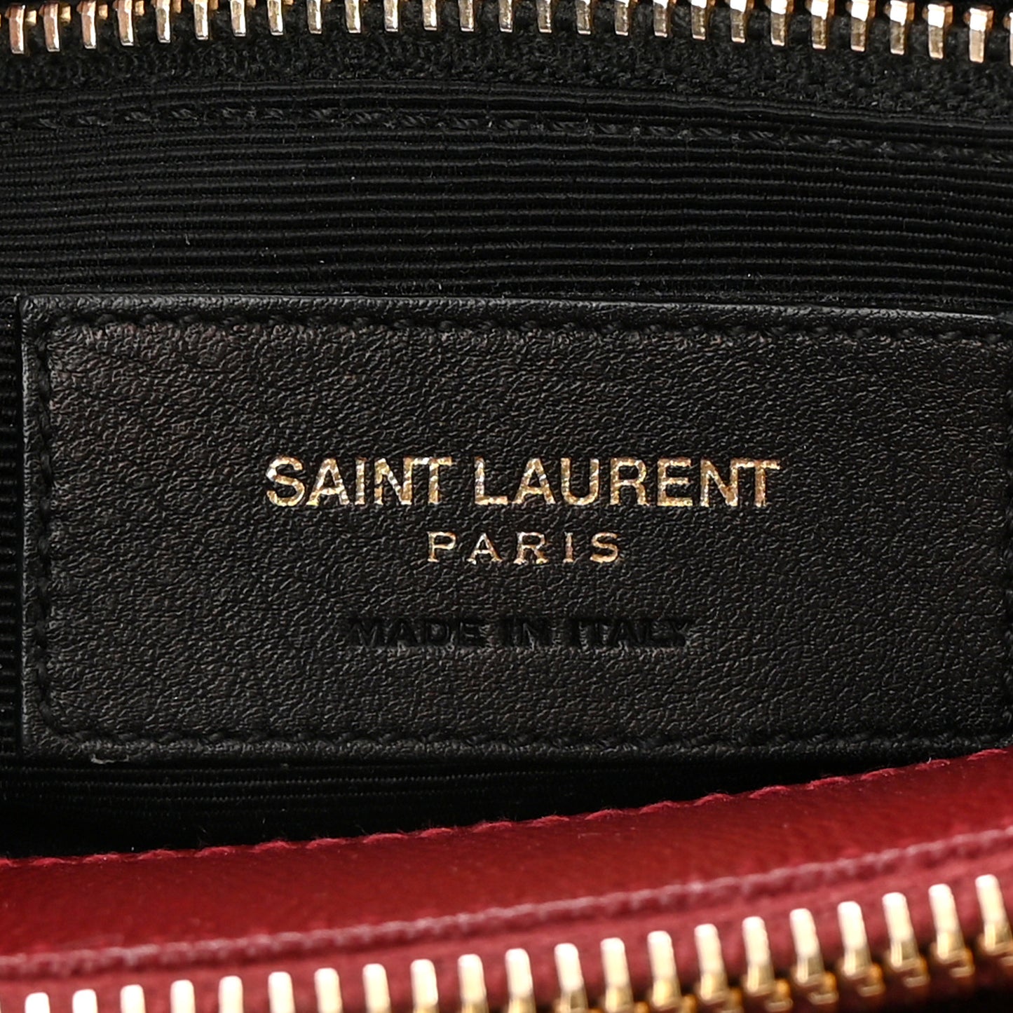 Grain De Poudre Matelasse Chevron Monogram Shopping Bag Oxblood