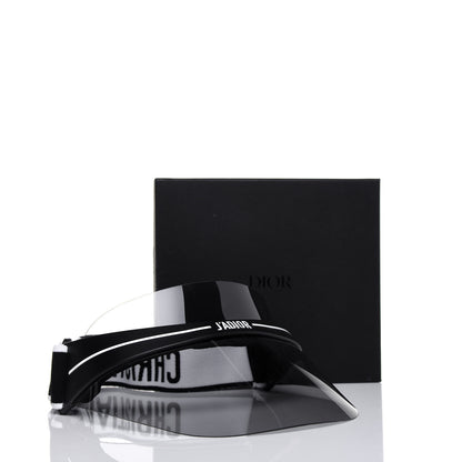 Christian Dior Mirrored DiorClub1 Sun Visor Black 10 of 10