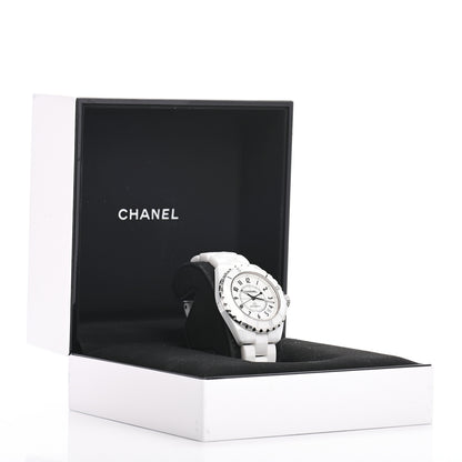 Chanel Stainless Steel Ceramic 38mm J12 Automatic Watch White 5 of 5