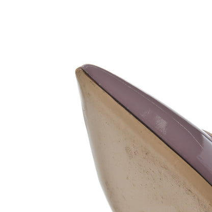 Valentino Garavani Patent Rockstud Ankle Strap 100mm Pumps 39.5 Dark Mauve Poudre 9 of 16