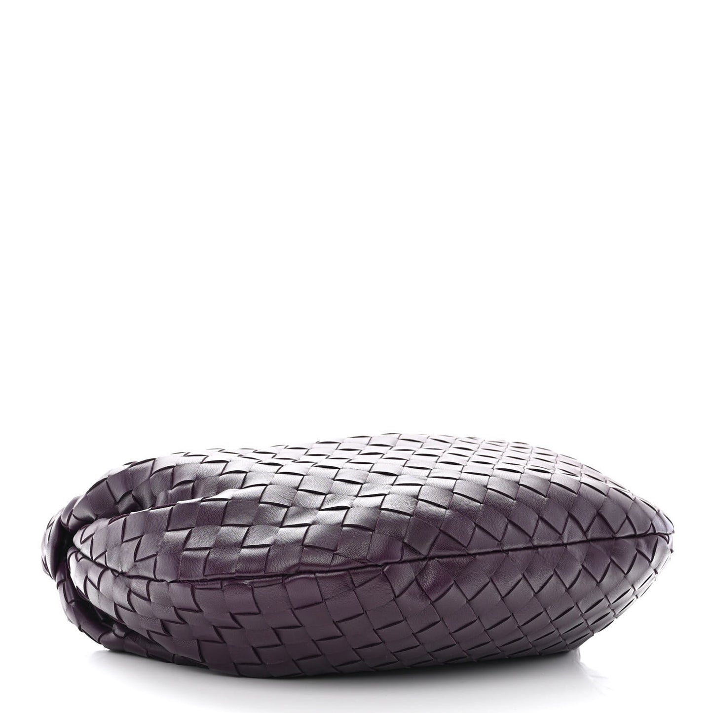 Nappa Intrecciato Teen Jodie Hobo Eggplant