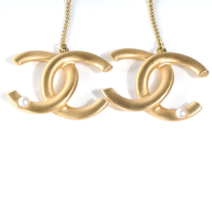 Chanel CC Drop Earrings Gold 3 of 5