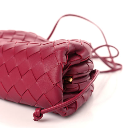 Bottega Veneta Nappa Intrecciato The Mini Pouch Amaranto 9 of 9