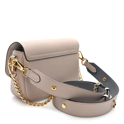 Louis Vuitton Grained Calfskin Lockme Tender Greige 3 of 9
