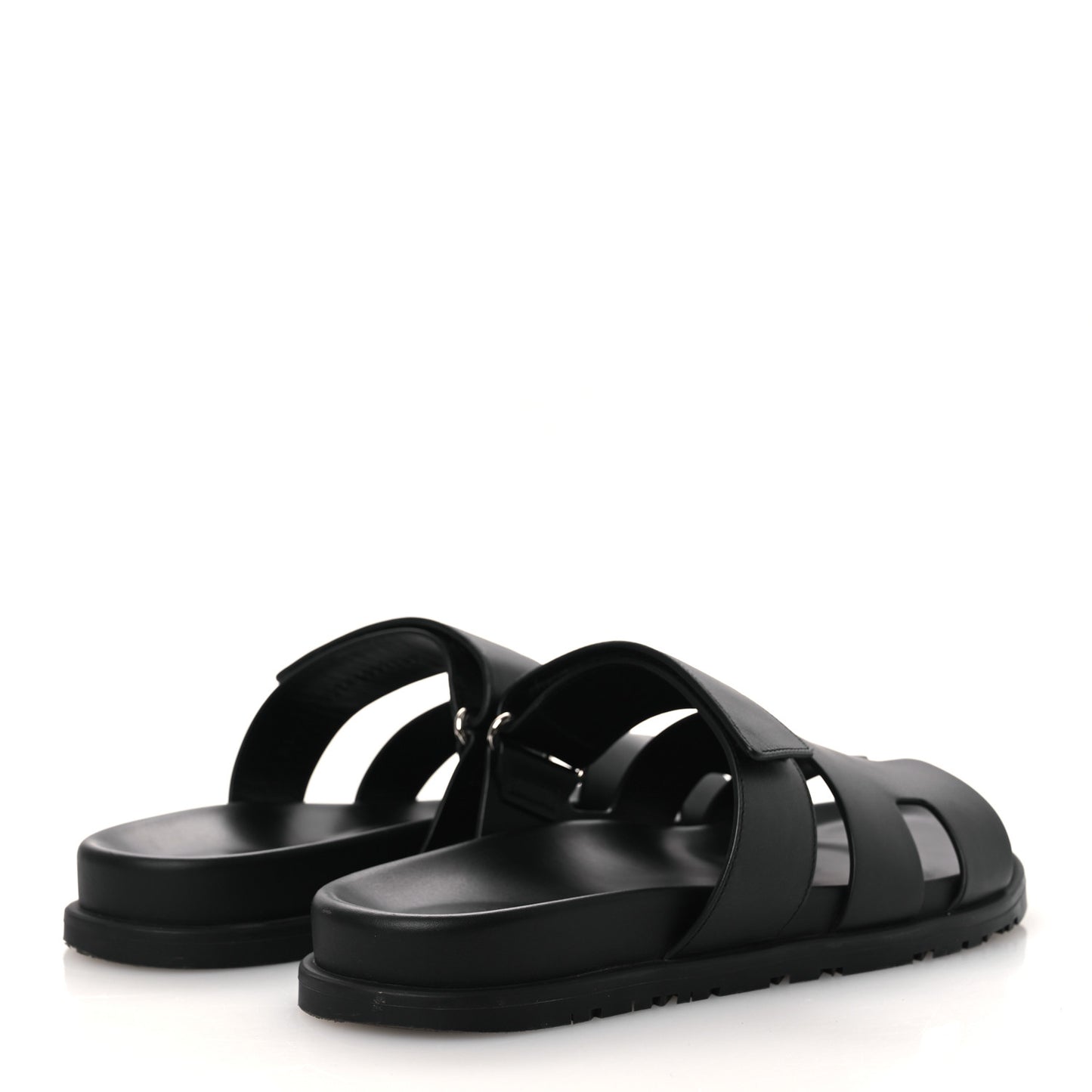 Calfskin Womens Chypre Sandals 40 Black