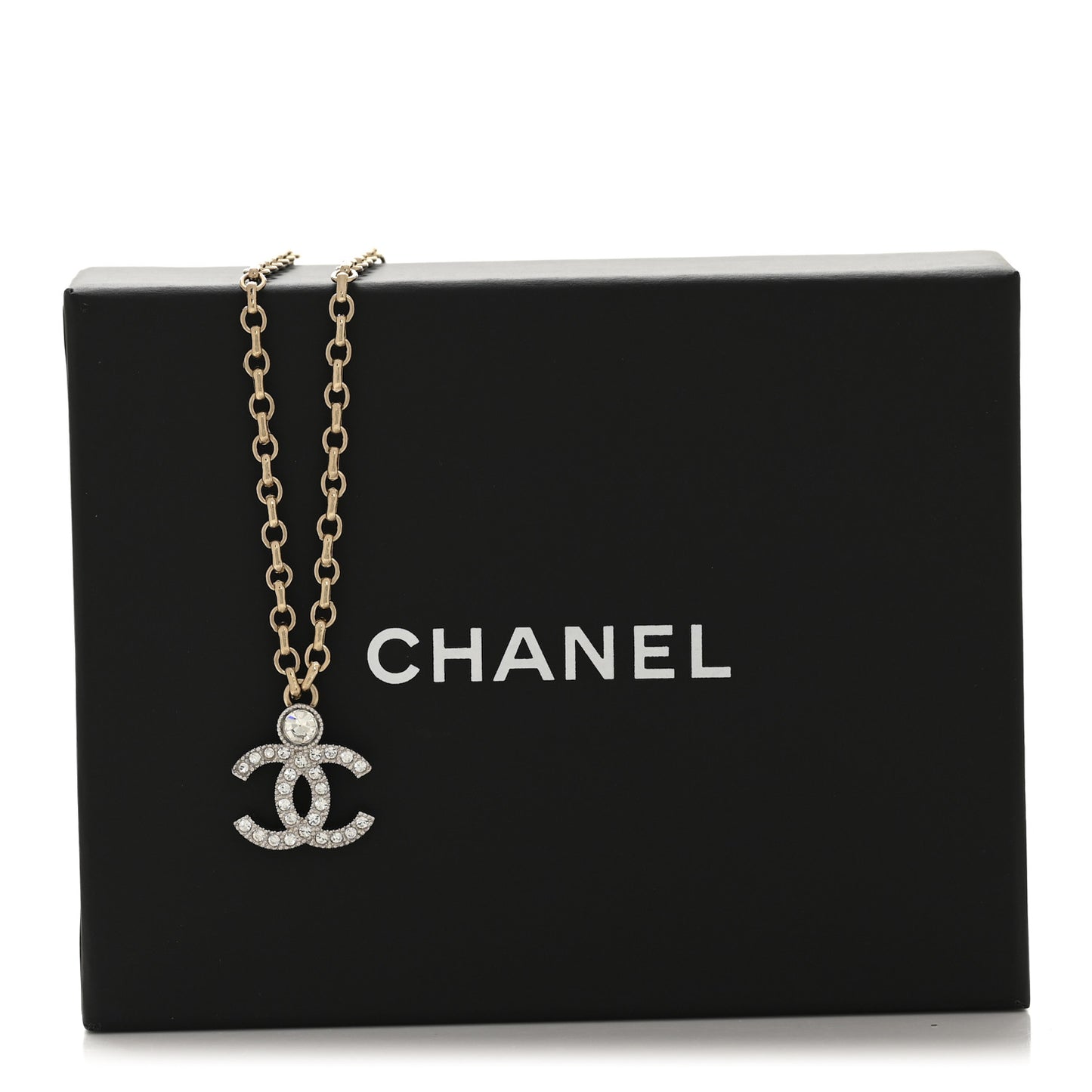 Crystal CC Necklace Gold Silver