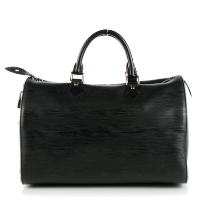 Louis Vuitton Epi Speedy 35 Black 1 of 8