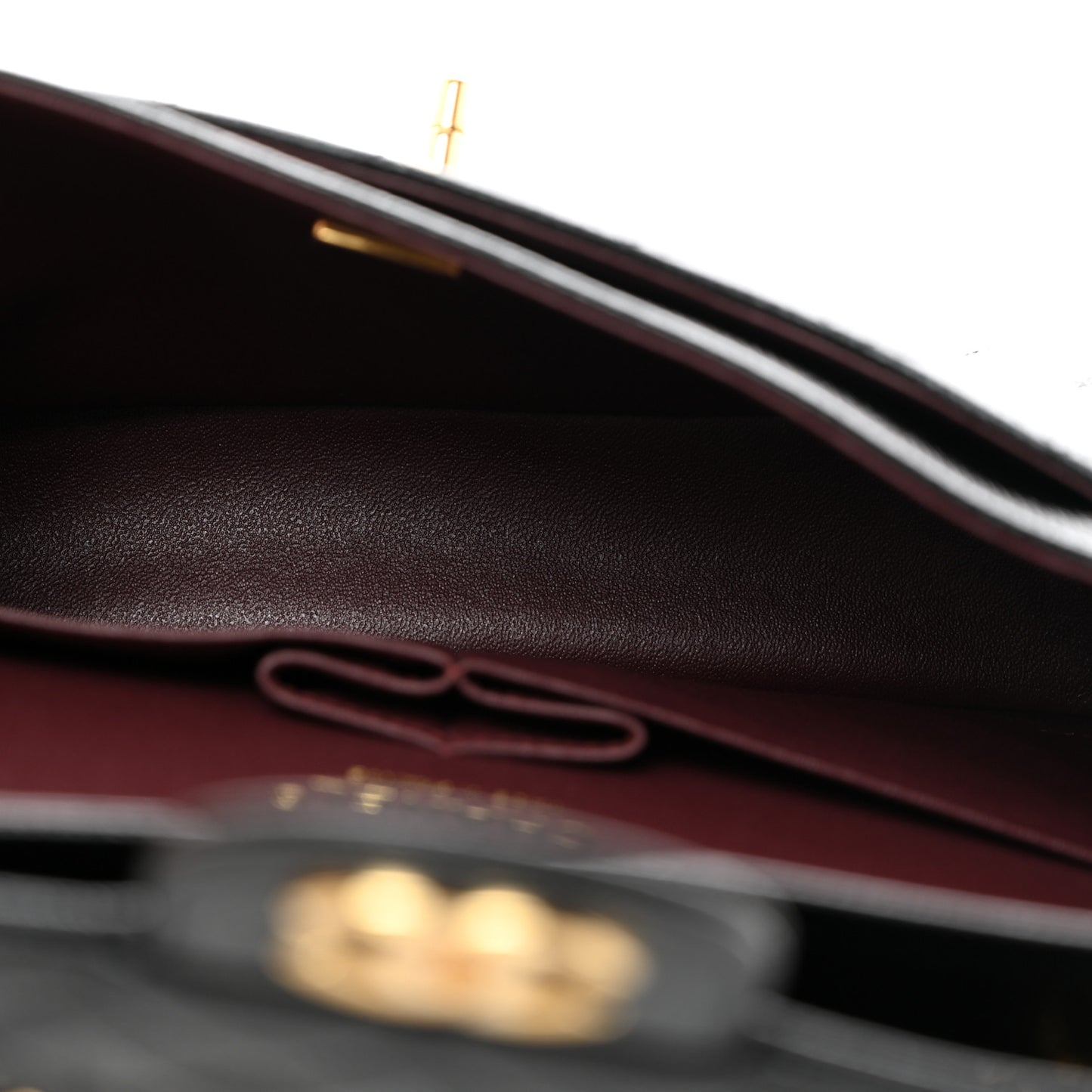 Caviar Quilted Small Double Flap Black