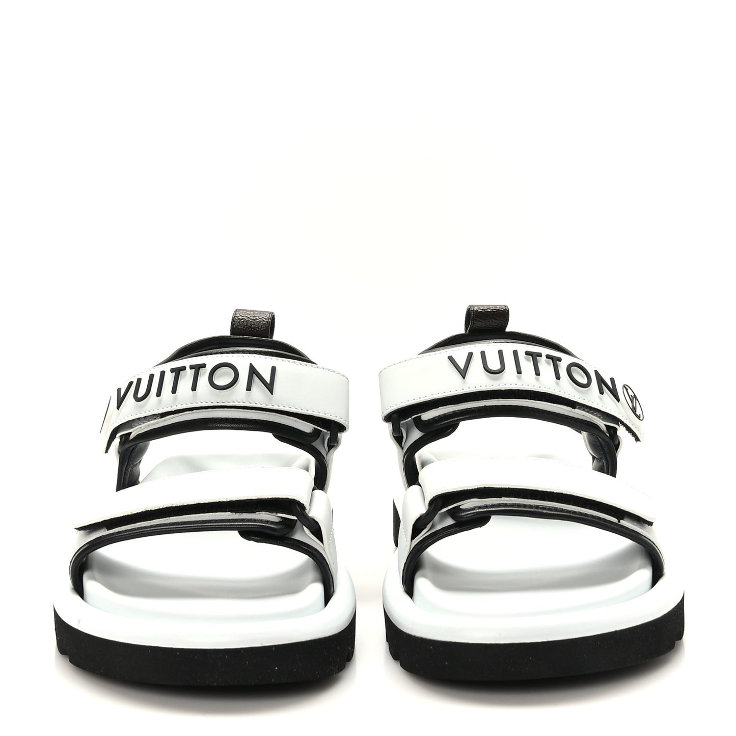 Calfskin Pool Pillow Flat Comfort Sandals 38 White