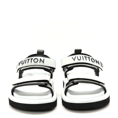 Louis Vuitton Calfskin Pool Pillow Flat Comfort Sandals 38 White 2 of 8