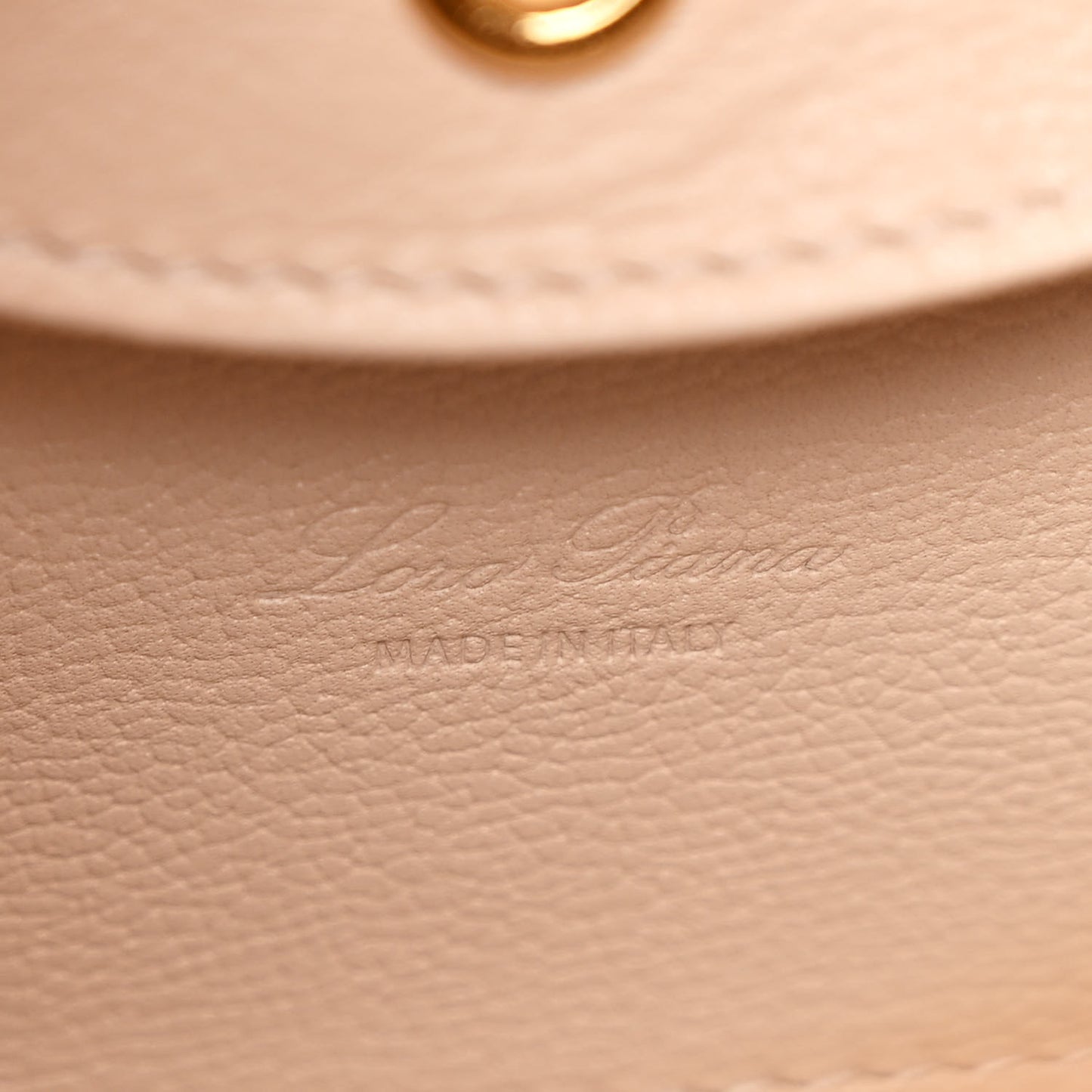 Calfskin Extra Bag L27 Creamed Honey