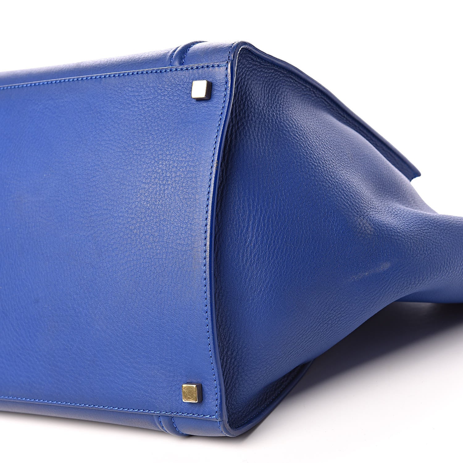 Celine Supple Calfskin Medium Phantom Luggage Royal Blue 12 of 13