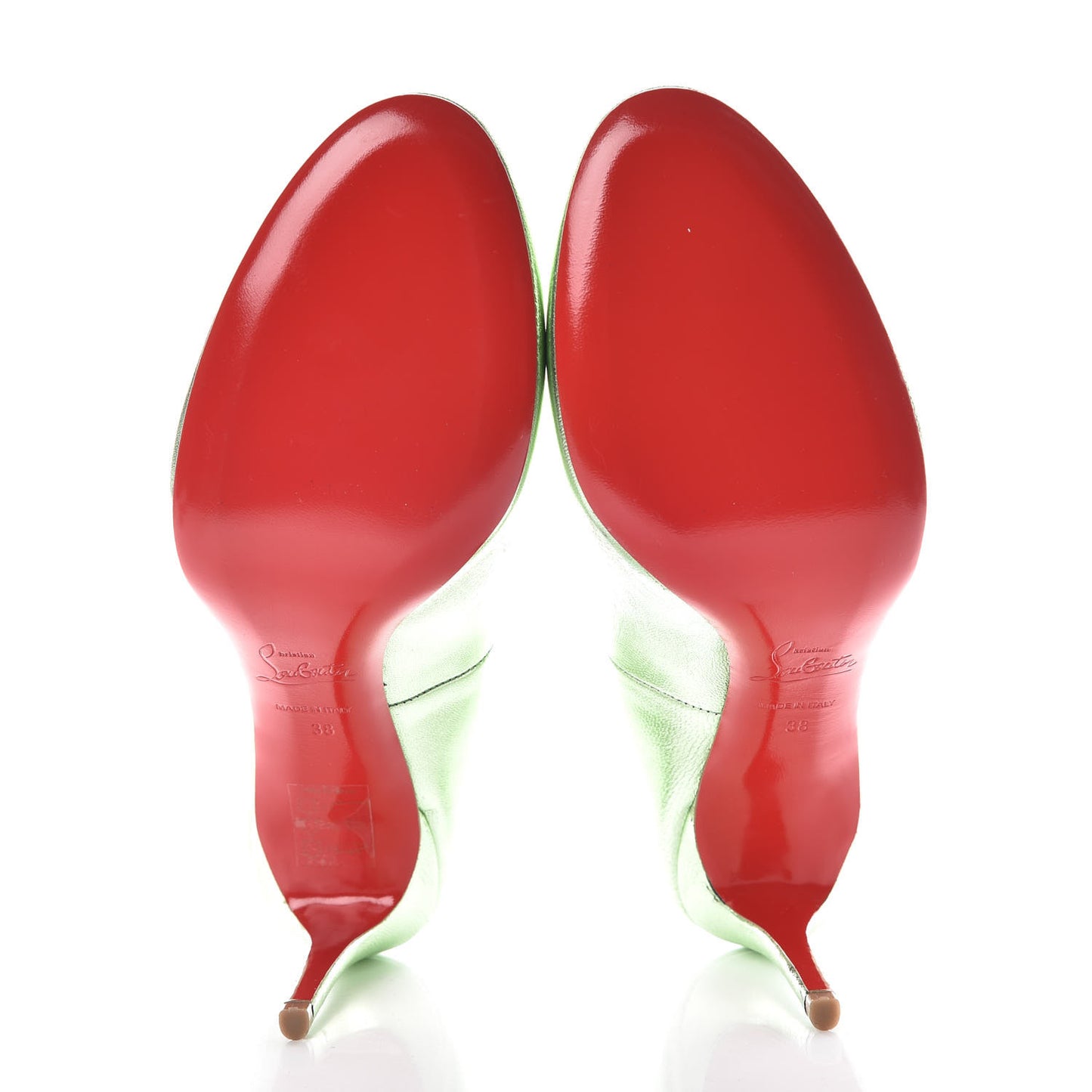 Metallizzato Nappa Fifi 80 Pumps 38 Verde