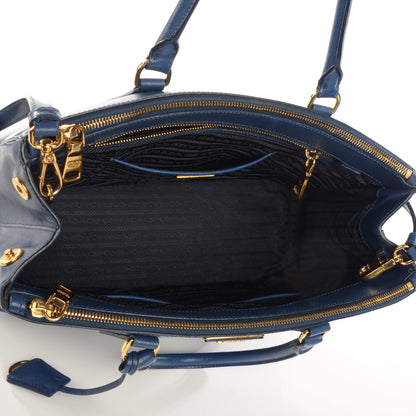 Prada Saffiano Medium Galleria Double Zip Tote Bleuette 9 of 26