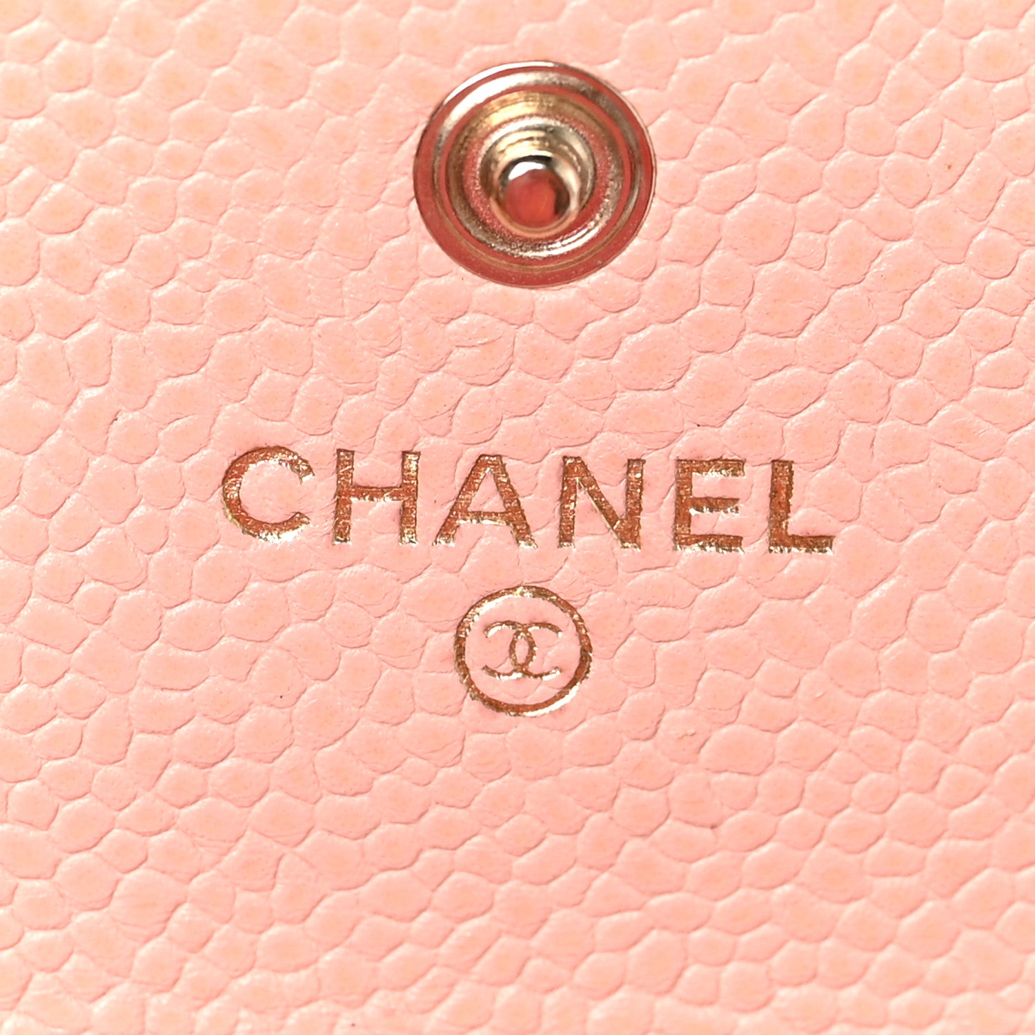 Chanel Caviar Quilted Boy Flap Card Holder Wallet Light Pink 6 of 9