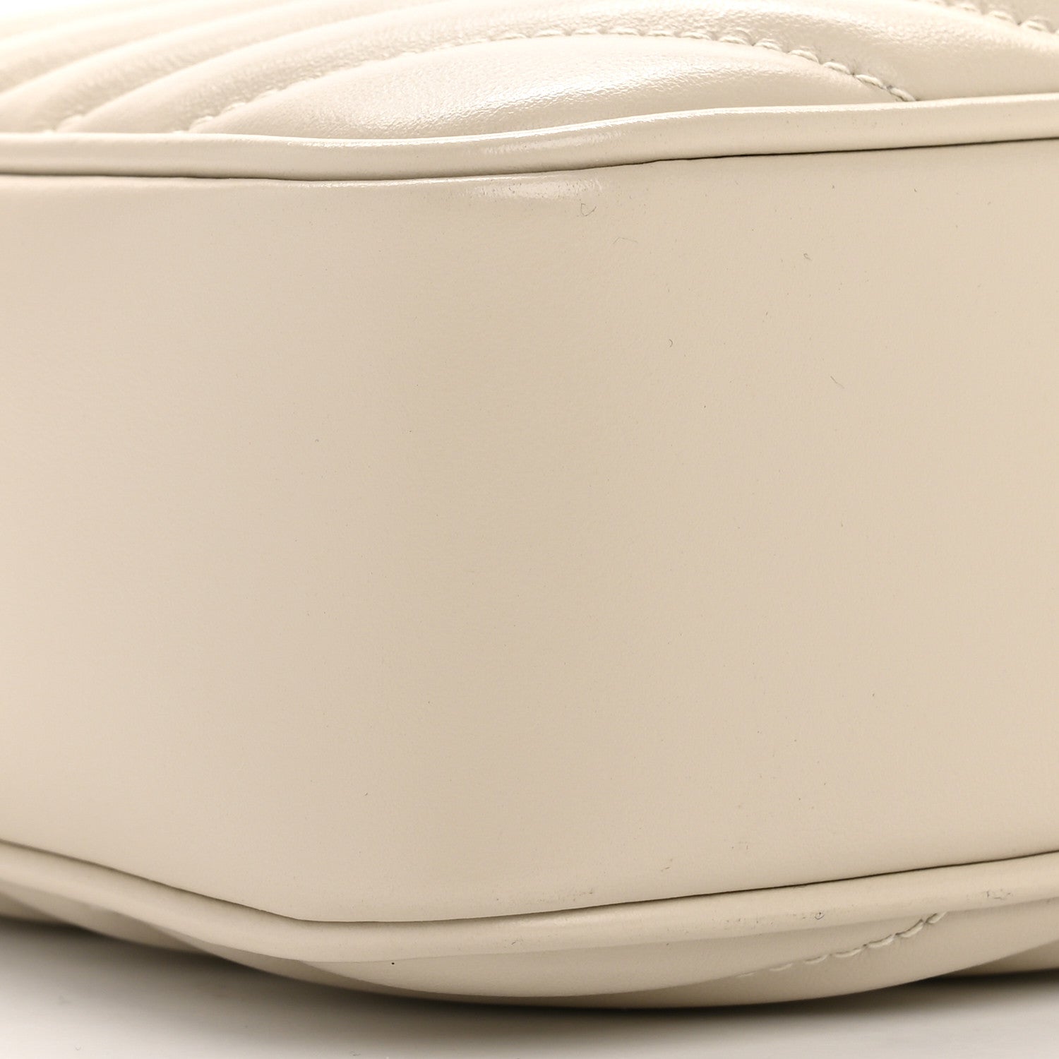 Saint Laurent Calfskin Matelasse Monogram Lou Camera Bag Crema Soft 9 of 12