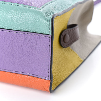 Marc Jacobs Grained Calfskin Colorblock Mini Grind Tote Surf Multi 11 of 12