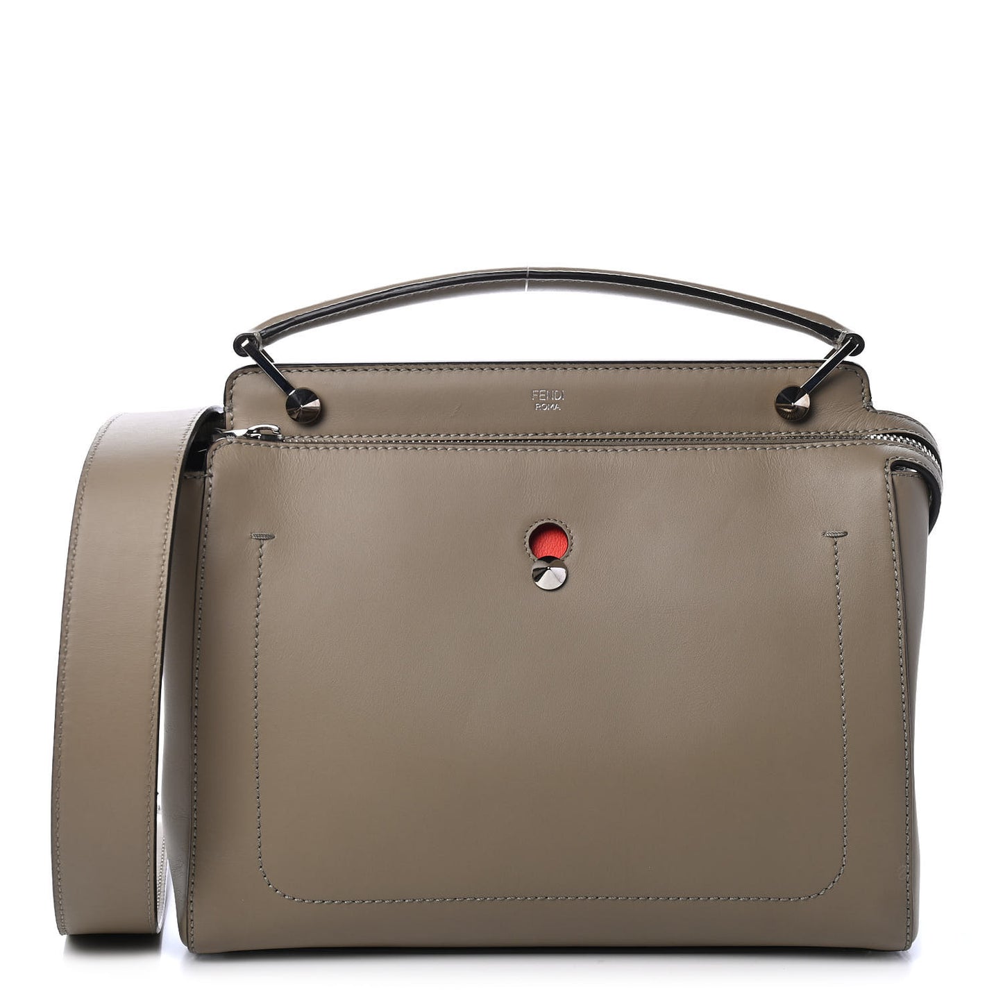 Vitello Baltico Dolce DotCom Satchel Tortora Papavero