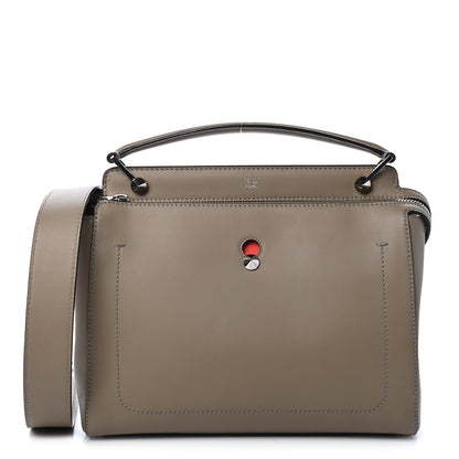 Fendi Vitello Baltico Dolce DotCom Satchel Tortora Papavero 1 of 4
