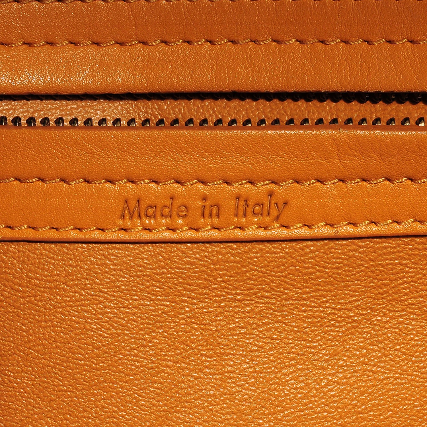 Celine Suede Medium Phantom Luggage Amber 4 of 8