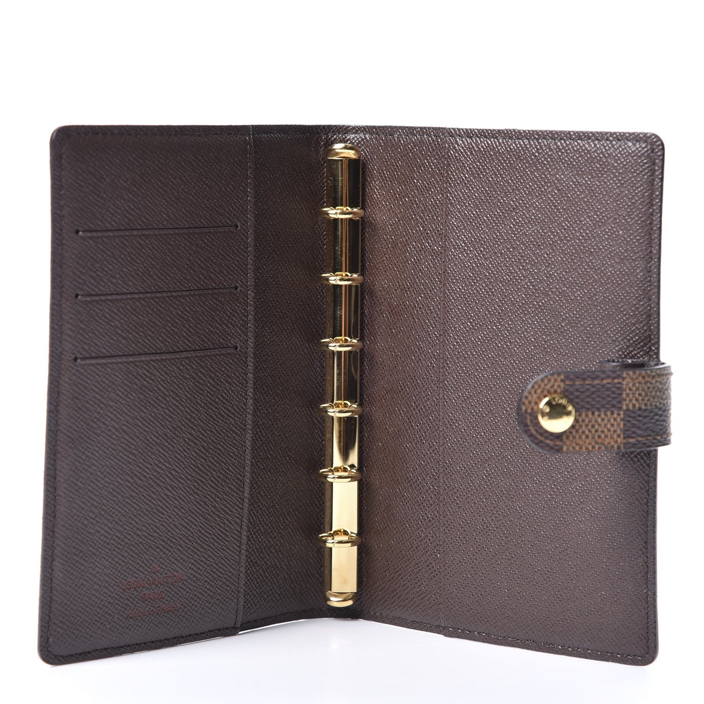 Damier Ebene Small Ring Agenda Cover