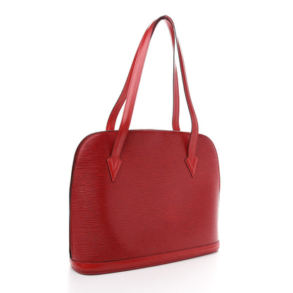 Louis Vuitton Epi Lussac Castillan Red 3 of 12
