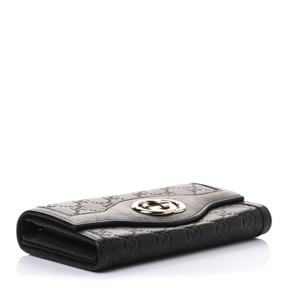 Gucci Guccissima Sukey Continental Wallet Continental Wallet Black 4 of 7