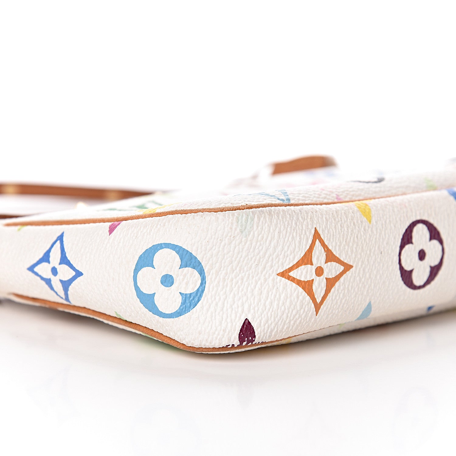 Louis Vuitton Monogram Multicolor Pochette Accessories White 5 of 13