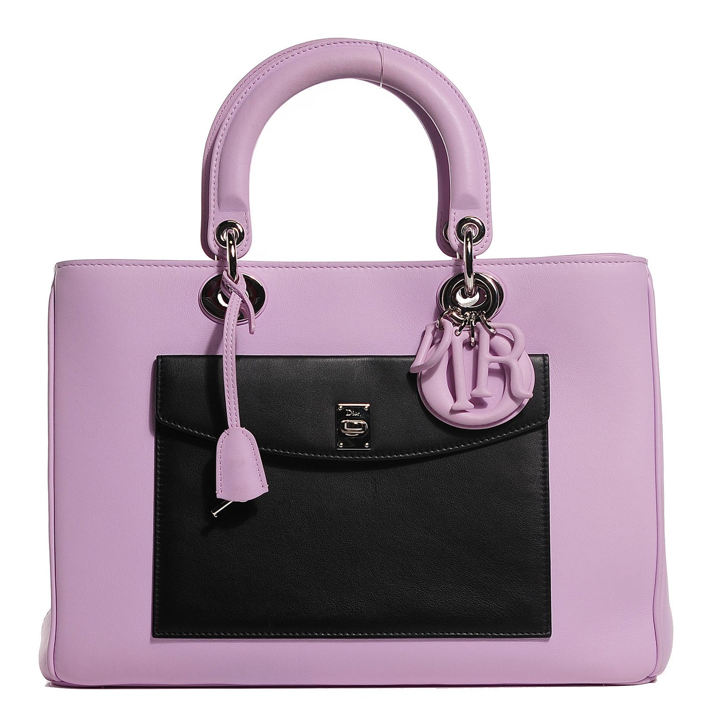 Lambskin Large Lady Dior Pockets Pink