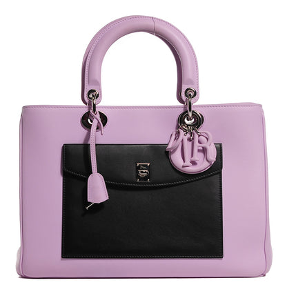 Christian Dior Lambskin Large Lady Dior Pockets Pink 1 of 10