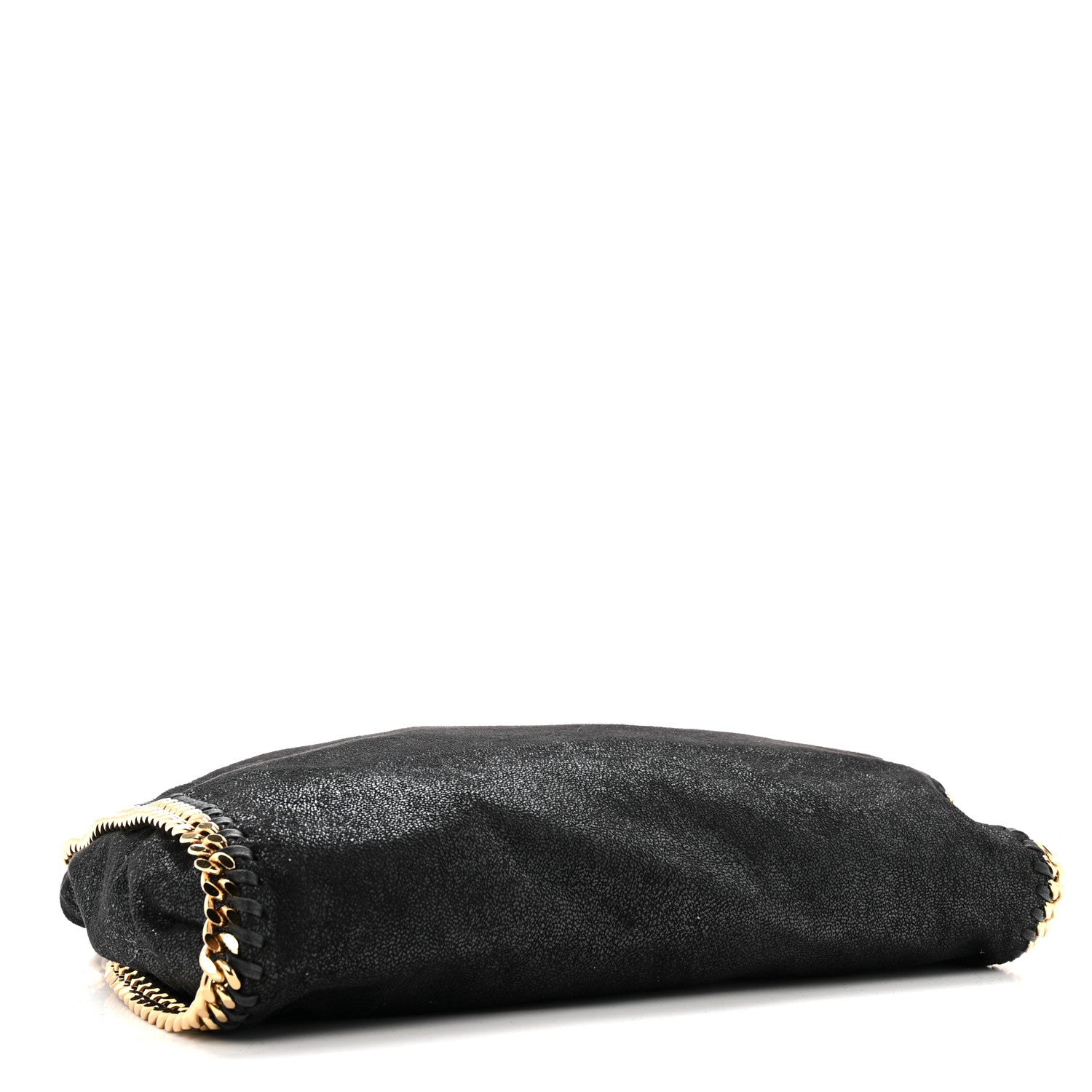 Stella McCartney Shaggy Deer Small Falabella Fold Over Tote Black 4 of 10