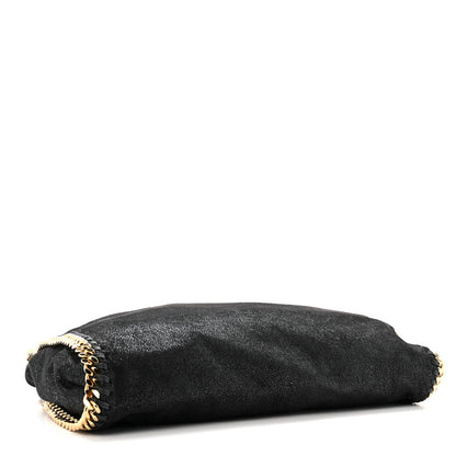 Stella McCartney Shaggy Deer Small Falabella Fold Over Tote Black 4 of 10