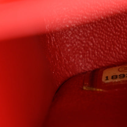 Chanel Lambskin Quilted Medium Double Flap Red 7 of 15
