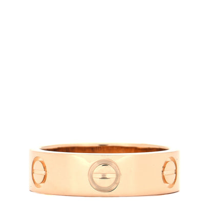 Cartier 18K Yellow Gold 5.5mm LOVE Ring 52 6 1 of 4