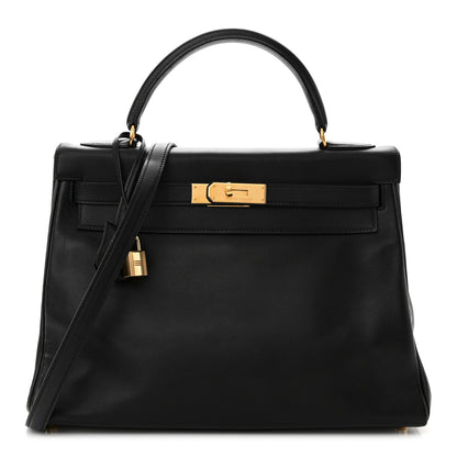 Hermes Swift Kelly Retourne 32 Black 1 of 20