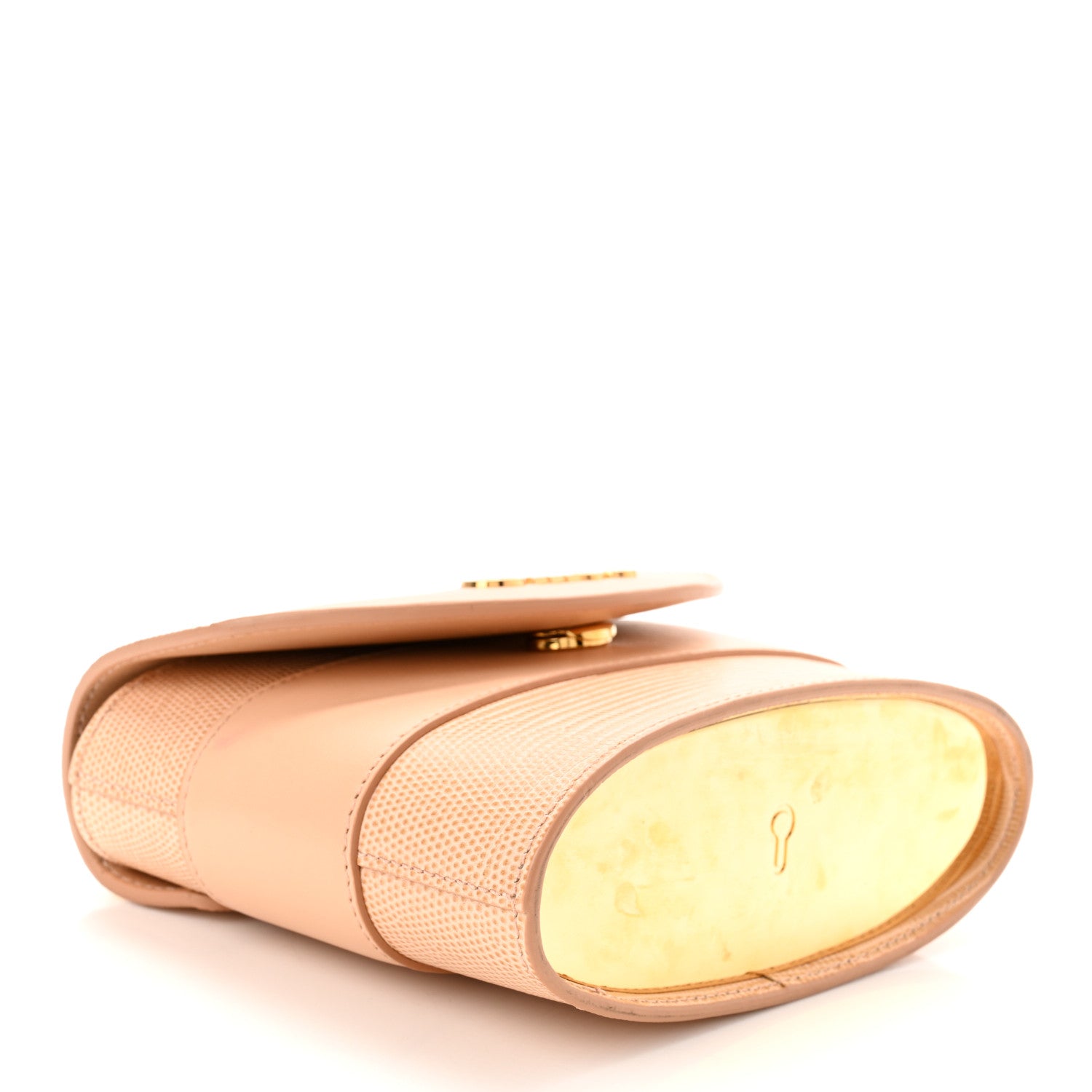Chloe Calfskin Lizard Embossed Small Aby Lock Delicate Pink 4 of 10