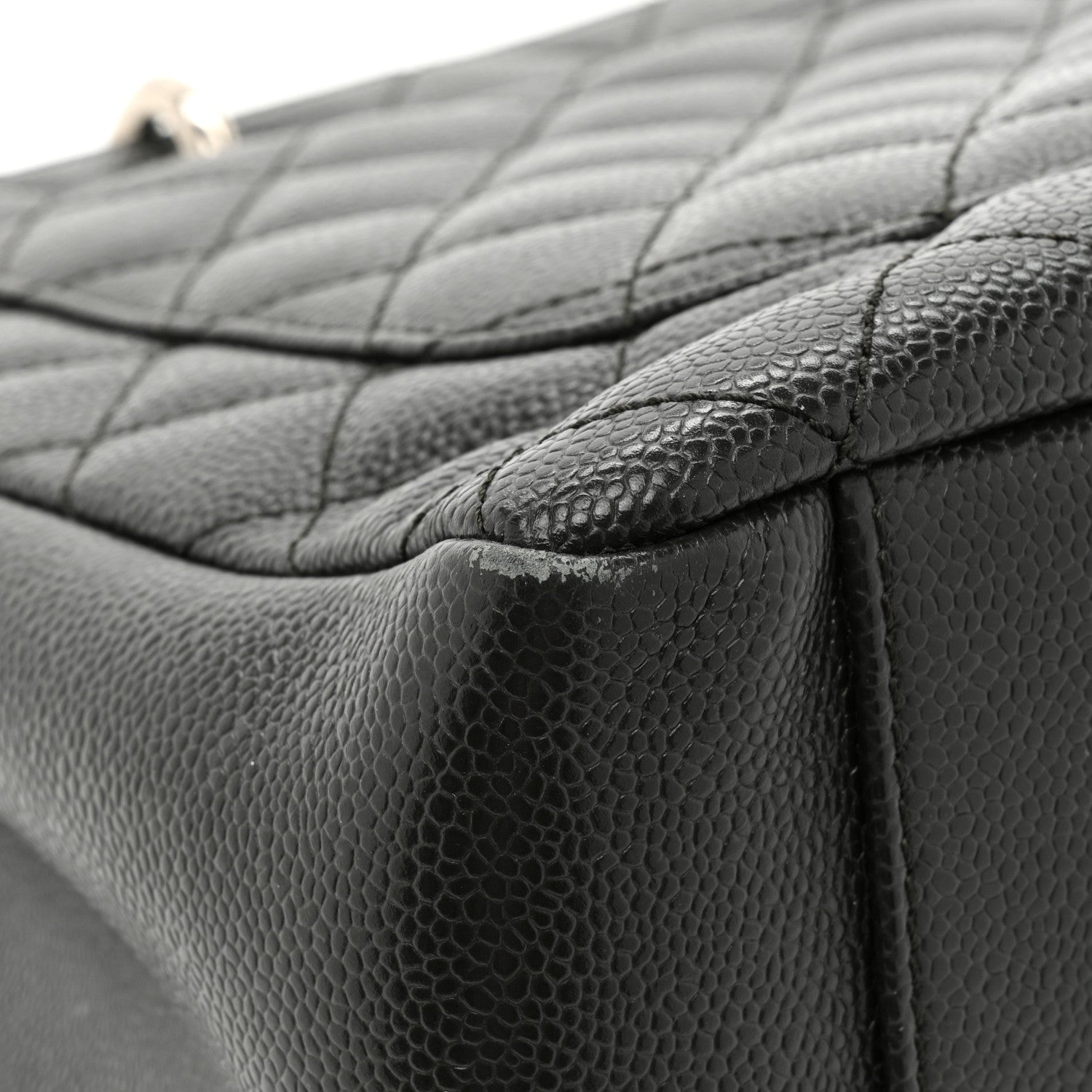 Chanel Caviar Quilted Grand Shopping Tote GST Dark Grey 17 of 22