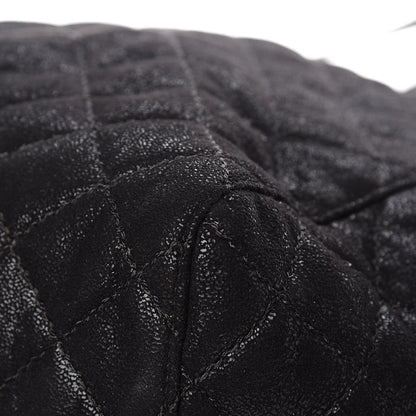 Stella McCartney Shaggy Deer Quilted Falabella Shopper Tote Black 9 of 12