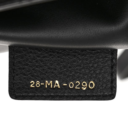 Christian Dior Grained Calfskin Cannage Large Caro Bag Black 9 of 13