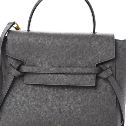 Celine Grained Calfskin Micro Belt Bag Grey 5 of 7